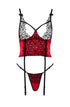 Beauty Night Olena corset side view, UK lingerie at My Devilish Desires