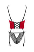 Beauty Night Olena corset back view, UK lingerie at My Devilish Desires