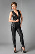 Me Seduce Debby black leather look catsuit, clubwear at My Devilish Desires