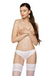 Roza Malani White Brief, UK lingerie at My Devilish Desires