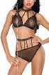 Dotty Set Black, UK lingerie at My Devilish Desires