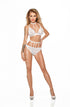 Dotty Set White, UK lingerie at My Devilish Desires