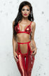 Eliane Set Red, UK lingerie at My Devilish Desires