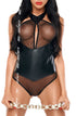 Imane Black, wet look clubwear at My Devilish Desires