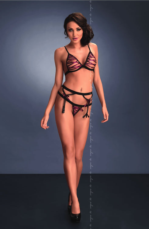 Me Seduce Rosa Black, UK lingerie at My Devilish Desires
