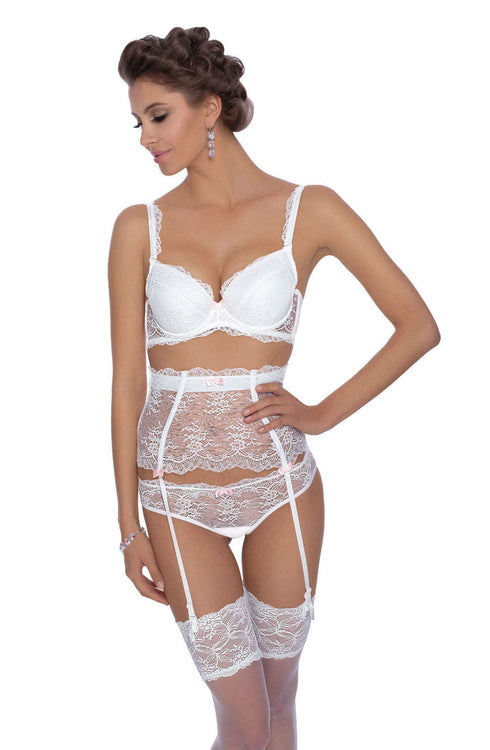Roza Ambre Push Up Bra White, UK lingerie at My Devilish Desires