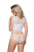 Roza Erii White BRIEF, UK lingerie at My Devilish Desires