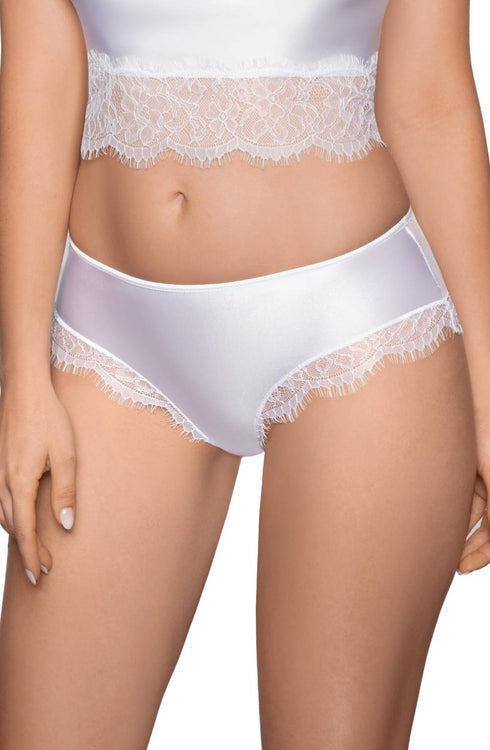 Roza Erii White BRIEF, UK lingerie at My Devilish Desires