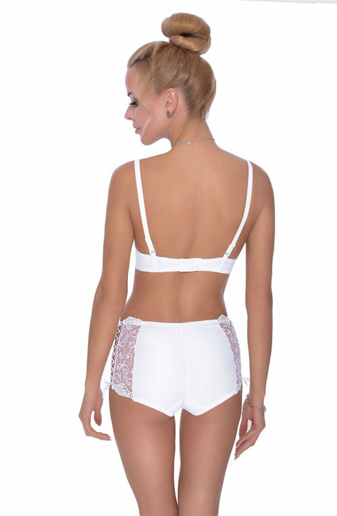 Roza Ginewra Short White, UK lingerie at My Devilish Desires