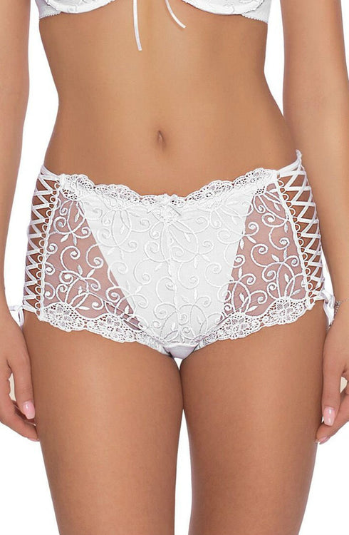 Roza Ginewra Short White, UK lingerie at My Devilish Desires