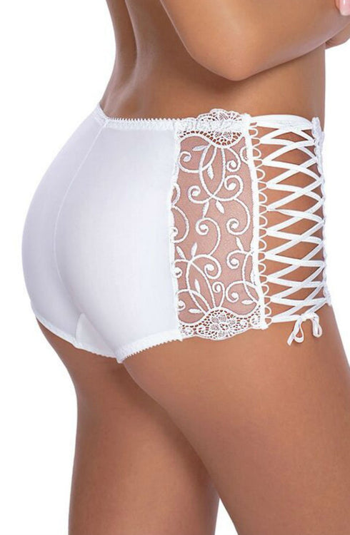 Roza Ginewra Short White, UK lingerie at My Devilish Desires