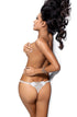 Roza Lea Thong White, UK lingerie at My Devilish Desires