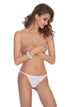 Roza Lea Thong White, UK lingerie at My Devilish Desires