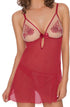 Roza Mehendi Chemise Claret, UK lingerie at My Devilish Desires