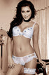 Roza Scarlet White Bra, UK lingerie at My Devilish Desires