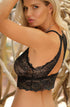 Roza Zuza black half corset, waist shaping UK lingerie at My Devilish Desires