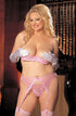 Shirley of Hollywood X10 Crotchless Thong Panty Pink, UK lingerie at My Devilish Desires