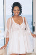 Shirley of Hollywood X3595 White 3 Piece Babydoll, UK lingerie at My Devilish Desires