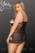 YesX YX835Q Floral Babydoll, UK lingerie at My Devilish Desires