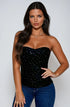 YesX YX895 black sequin corset, statement party lingerie at My Devilish Desires